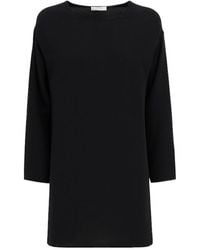 The Row - Bastira Crepe Georgette Silk Top - Lyst