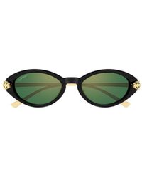 Cartier - Cat Eye Frame Sunglasses - Lyst