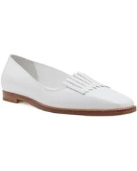 Manolo Blahnik - Square Toe Flats - Lyst