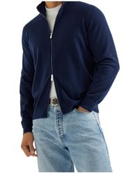 Brunello Cucinelli - Long-Sleeved Cashmere Cardigan - Lyst