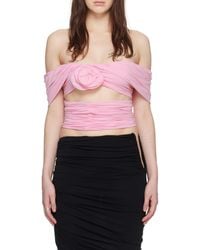 Magda Butrym - Cut-Out Detailed Wrapped Top - Lyst
