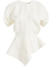KHAITE - Draped Top - Lyst