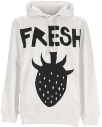 Comme des Garçons - Graphic-Print Drawstring Hoodie - Lyst