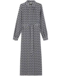 Weekend by Maxmara - Printed Silk Shirt Dress - Lyst