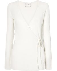 The Elder Statesman - Cashmere And Silk-Blend Wrap Cardigan - Lyst