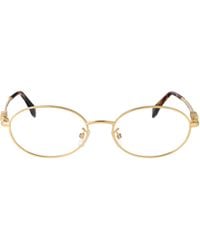 Fendi - Eyewear Oval Frame Glasses - Lyst