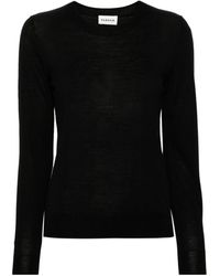 P.A.R.O.S.H. - Fine-Knit Wool Blend Jumper - Lyst