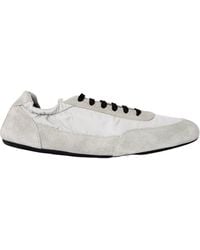 Prada - Collapse Re-Nylon And Suede Trainers - Lyst