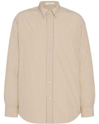 The Row - Granada Striped Shirt - Lyst