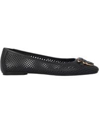 Pinko - Love Birds Square Toe Ballerinas - Lyst