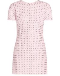Sportmax - All-Over Embellished Crewneck Dress - Lyst