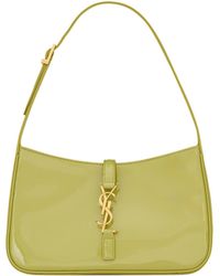 Saint Laurent - Le 5 À 7 Logo Plaque Shoulder Bag - Lyst
