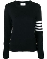 Thom Browne - Milano Stitch Classic 4-Bar Pullover - Lyst