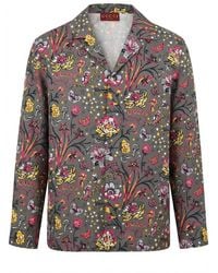 Gucci - Punk Floral-Print Cotton Shirt - Lyst