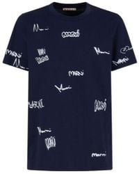Marni - Multigram Printed T-Shirt - Lyst
