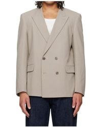 BOSS - Double-Breasted Suit Jacket - Lyst