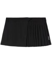 Off-White c/o Virgil Abloh - Savana Pleat Detailed Mini Skirt - Lyst