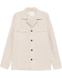 Eleventy - Buttoned Chest-Pocket Overshirt - Lyst