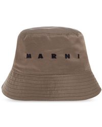 Marni - Logo-Embroidered Bucket Hat - Lyst