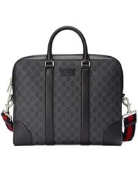 Gucci - Gg Supreme Briefcase - Lyst