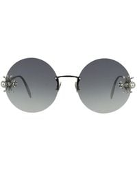 McQueen - Jewelled Spider Sunglasses - Lyst