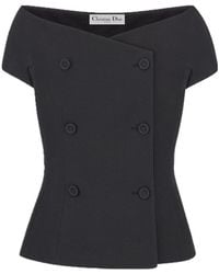 Dior - Off-The-Shoulder Jacket - Lyst