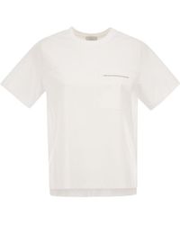 Peserico - Round-Neck T-Shirt - Lyst