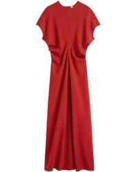 TOTEME - Totême Slouched-Waist Crewneck Dress - Lyst