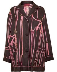 Gucci - Flowing Short-Sleeve Patterned Shirt - Lyst
