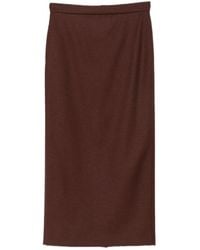 Max Mara - Zippered Skirt - Lyst
