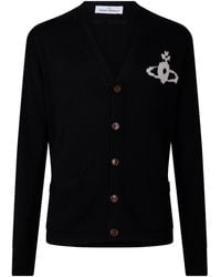Vivienne Westwood - V-Neck Button-Front Knit Cardigan - Lyst