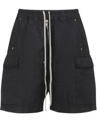 Rick Owens - Drkshdw Denim Cargobela Shorts - Lyst