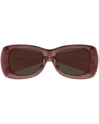 Saint Laurent - Howl Rectangle-Frame Sunglasses - Lyst