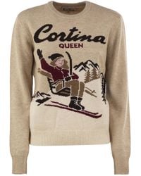 MC2 Saint Barth - Long-Sleeved Crewneck Jumper - Lyst