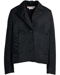 Marni - Solid Color Long-Sleeve Coat - Lyst