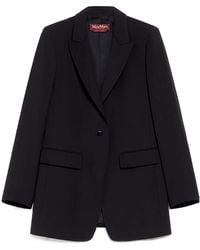 Max Mara - Studio Single-Breasted Long-Sleeved Jacket - Lyst