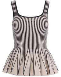 Elisabetta Franchi - Butter Tricot Top - Lyst