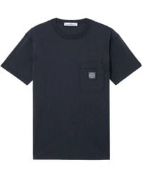 Stone Island - Compass Patch Crewneck T-Shirt - Lyst