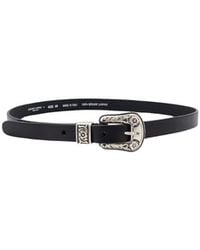 Golden Goose - Floral Engraved Buckled Belt - Lyst