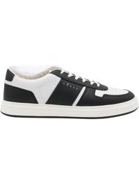 Hogan - Leather Panelled Sneakers - Lyst