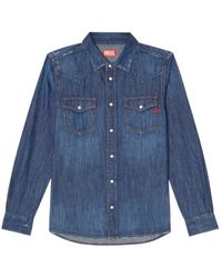 DIESEL - D Vega Western Denim Shirt - Lyst