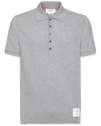 Thom Browne - Bar Short-Sleeved Polo Shirt - Lyst