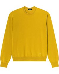 A.P.C. - Crew Neck Sweater - Lyst