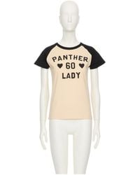 Valentino - Cotton T-Shirt With Chez Print - Lyst