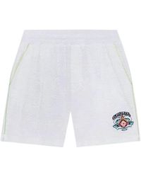 CASABLANCA - Monogram Jacquard Drawstring Shorts - Lyst