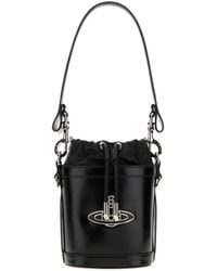 Vivienne Westwood - Logo Plaque Chain Linked Bucket Bag - Lyst