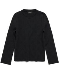 Balenciaga - Long-Sleeve Knit Sweater - Lyst