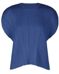 Pleats Please Issey Miyake - Pleated Top - Lyst