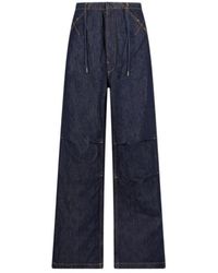 DARKPARK - Daisy Contrast Stitched Drawstring Jeans - Lyst