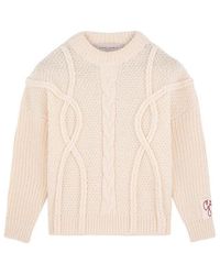 Golden Goose - Chunky Knit Crewneck Jumper - Lyst